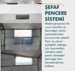 Hayvan Çadırı 9m'lik İstediğiniz Uzunlukta - Gezen Çadır